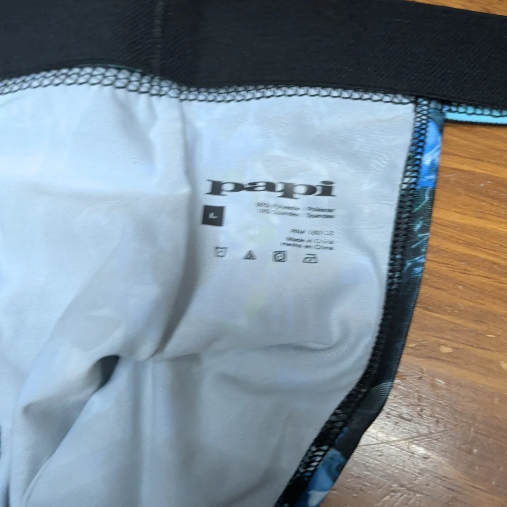 Papi Men’s Blue Patterned Jockstrap - Picture 4 of 5